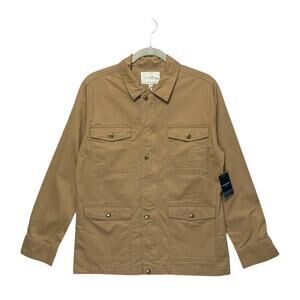 Lucky Brand Utility Field Jacket NWT Men's Sz M Tan Workwear Military Casual